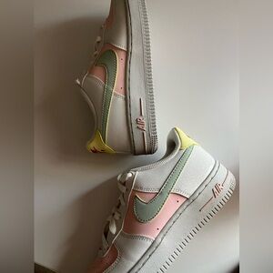 NIKE Pastel Air Force 1s